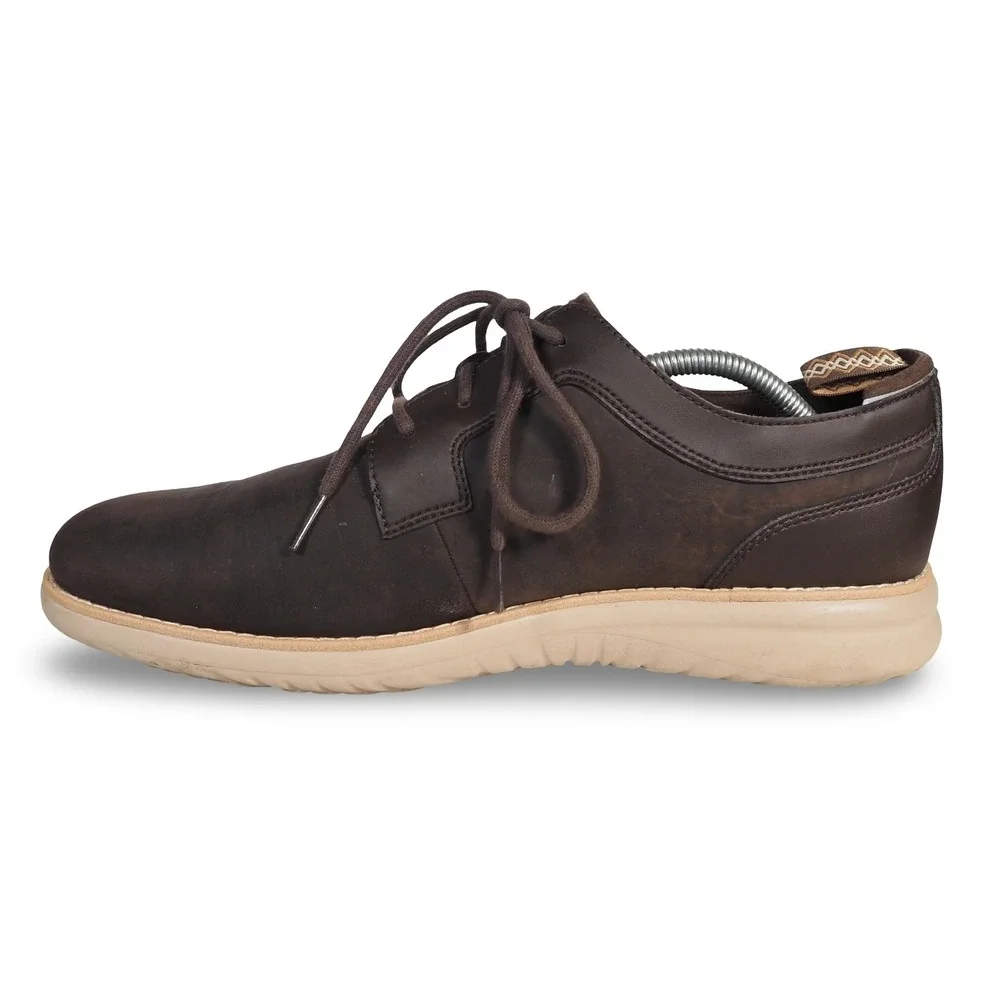 UGG Union Derby Hyperweave Waterproof Leather Oxfords Mens 11 Dark Brown 1104692